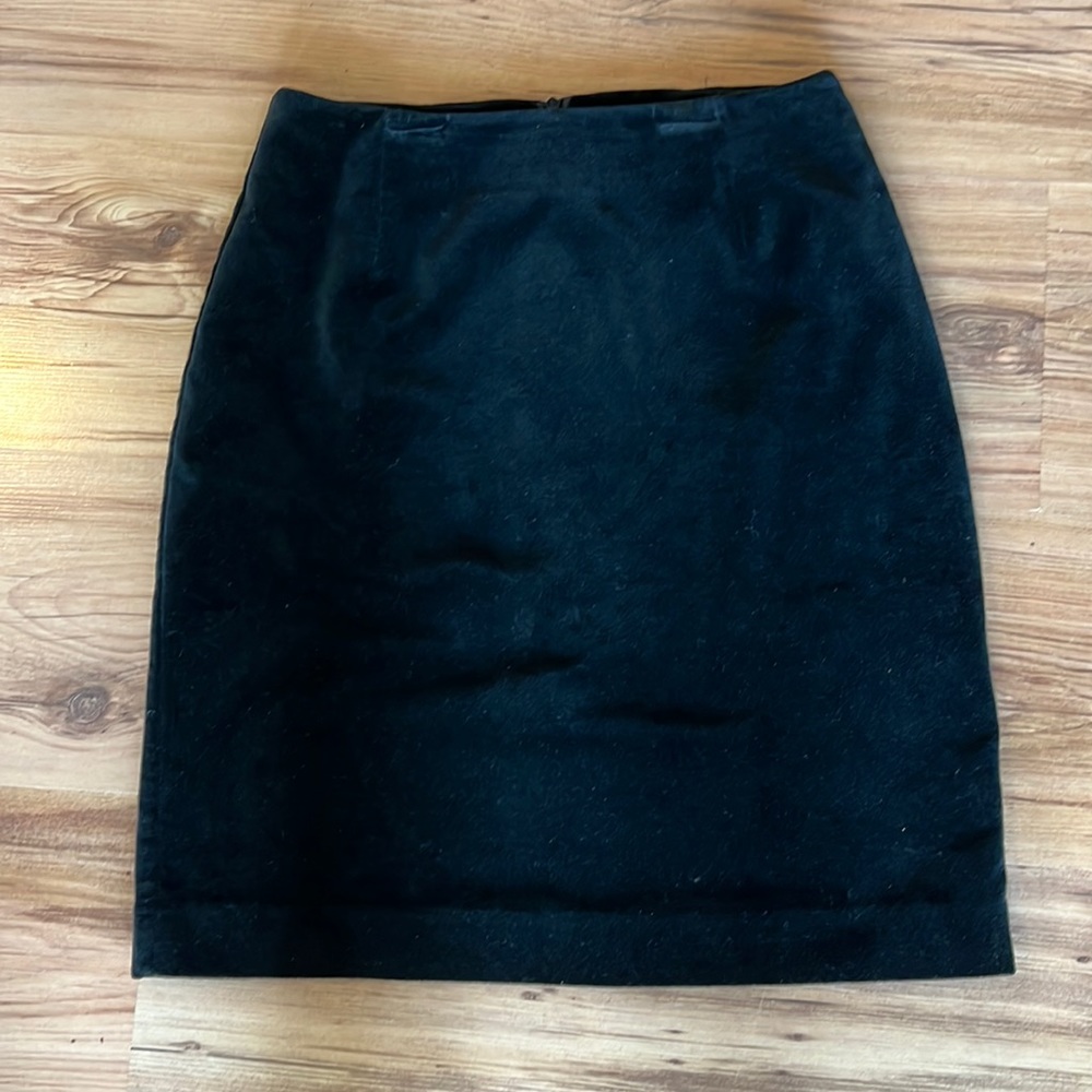 Vintage Leigh Morgan size 26 velvet skirt